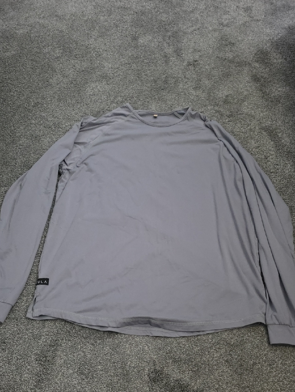 Ptula Long Sleeve Crewneck Shirt - Light Gray